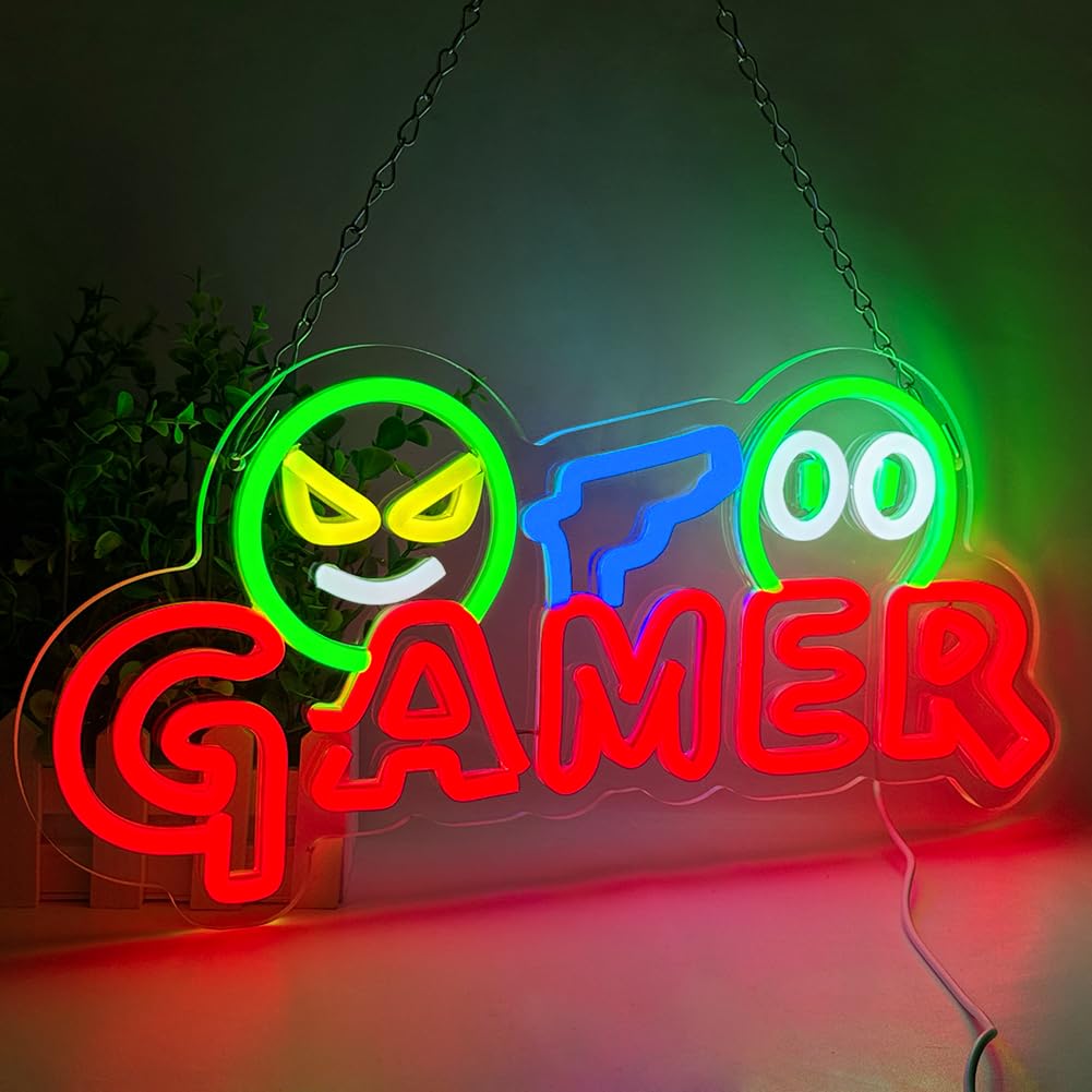 Party Games Baby Shower - Oyuncu Neon Tabelası LED Duvar Lambası