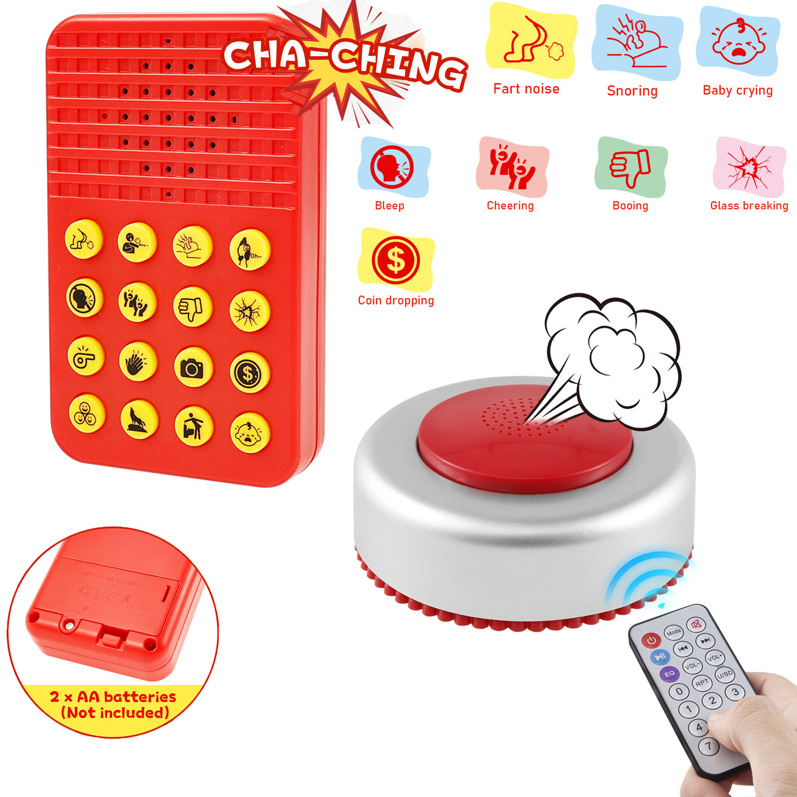 Party Games Easter - Komik Ses Efektleri Makinesi Uzaktan Kumandalı