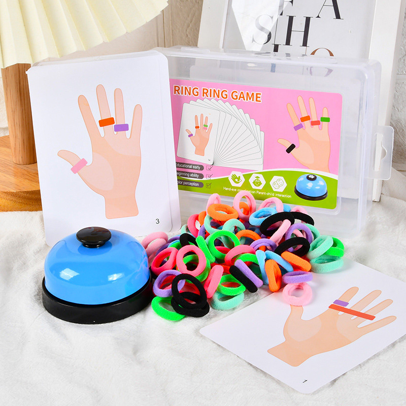 Party Games Board Game - Çocuklar Parmak Yüzük Kurulu Oyunu Renk