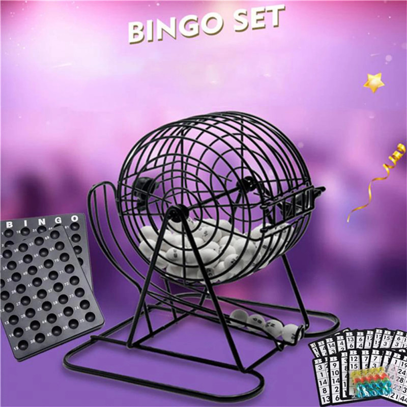 Party Games For Large Groups - Deluxe Bingo Set kurulu oyun oyuncaklar