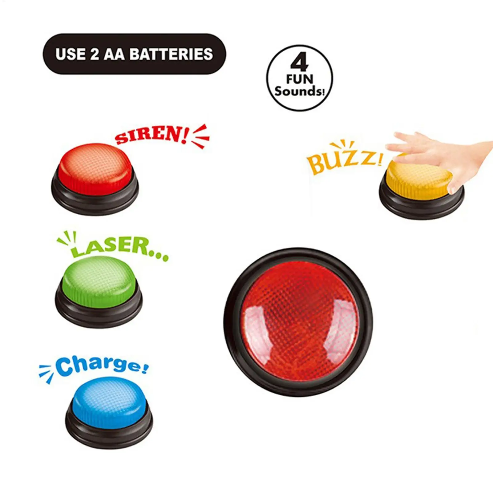 Party Games Easter - Oyun Zil Sesi 4 Parçalı Hızlı