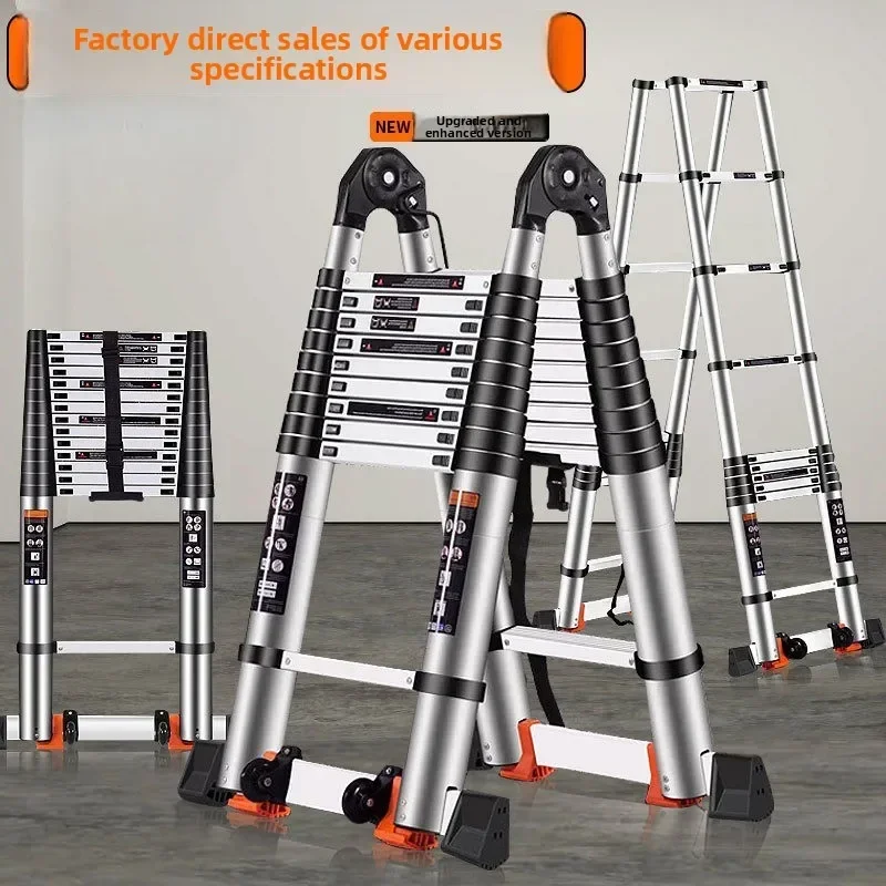 Ladder Toss Set - Teleskopik merdiven Alüminyum alaşımlı çok fonksiyonlu
