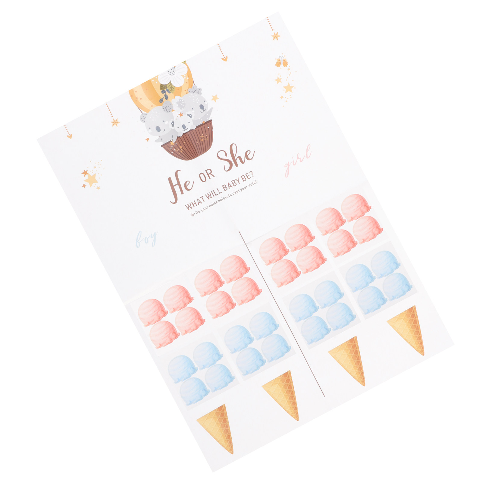 1 Set Cinsiyet Belirleme Oyun  - Party Games Baby Shower incelemesi ve fiyatı