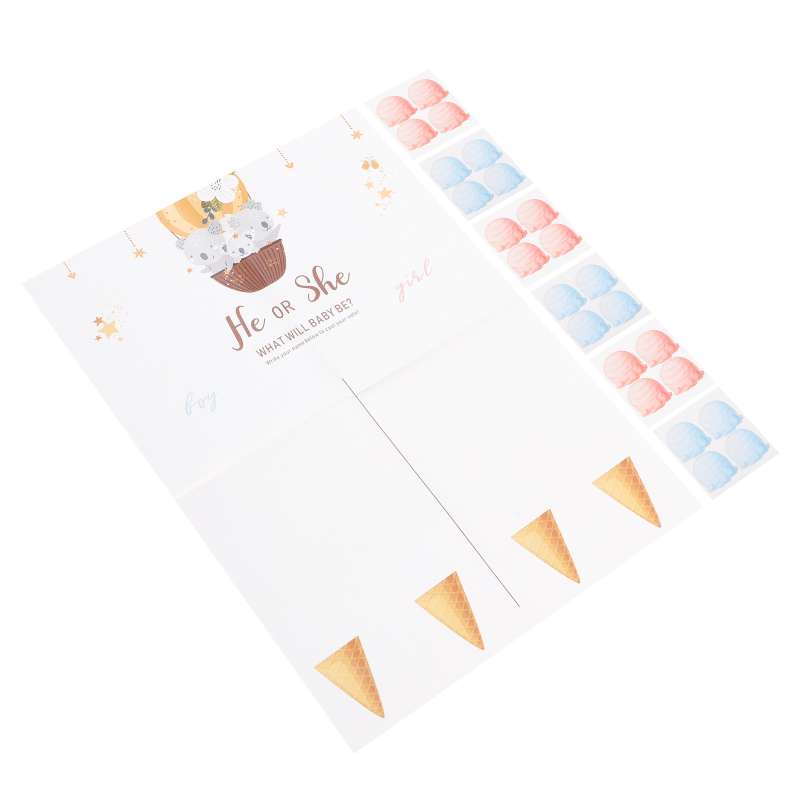1 Set Cinsiyet Belirleme Oyun  - Party Games Baby Shower incelemesi ve fiyatı