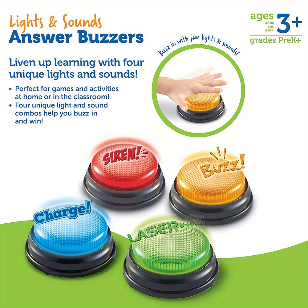 4 adet Işık ve Sesler Buzzer O - Party Family Games incelemesi ve fiyatı