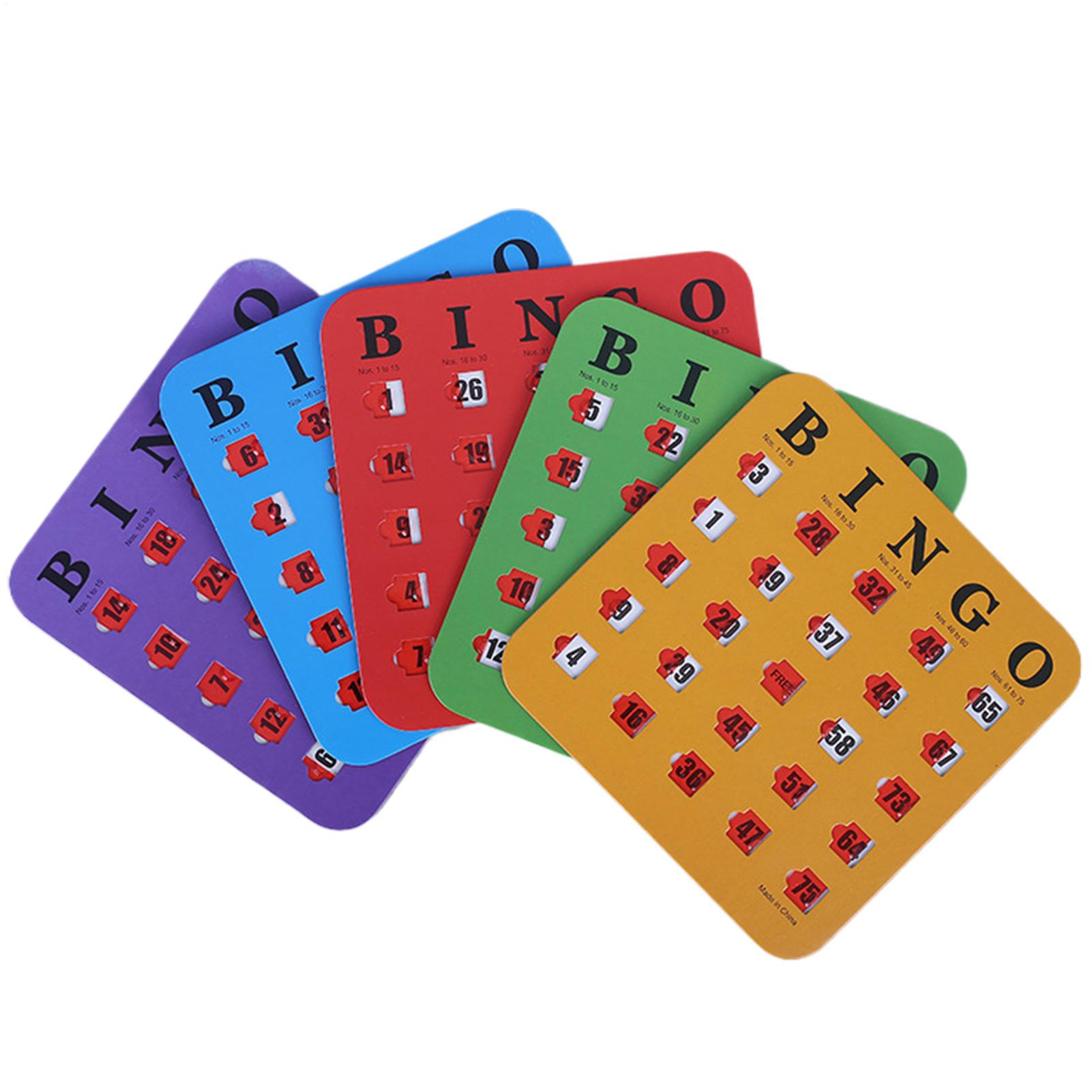 5 adet Sürgülü Bingo Oyun Kart - Party Games Board Game incelemesi ve fiyatı