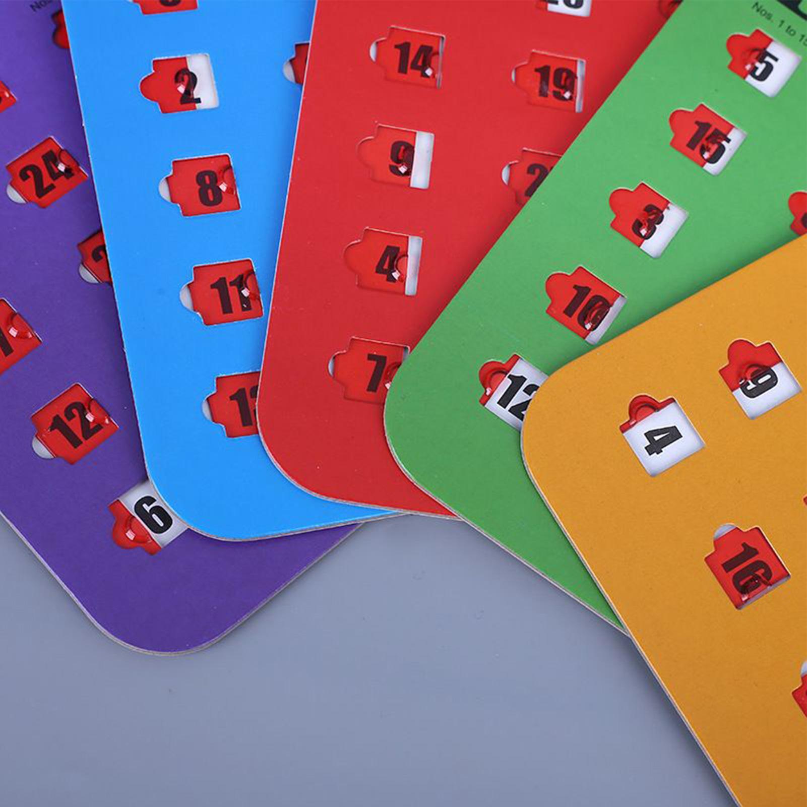 5 adet Sürgülü Bingo Oyun Kart - Party Games Board Game incelemesi ve fiyatı