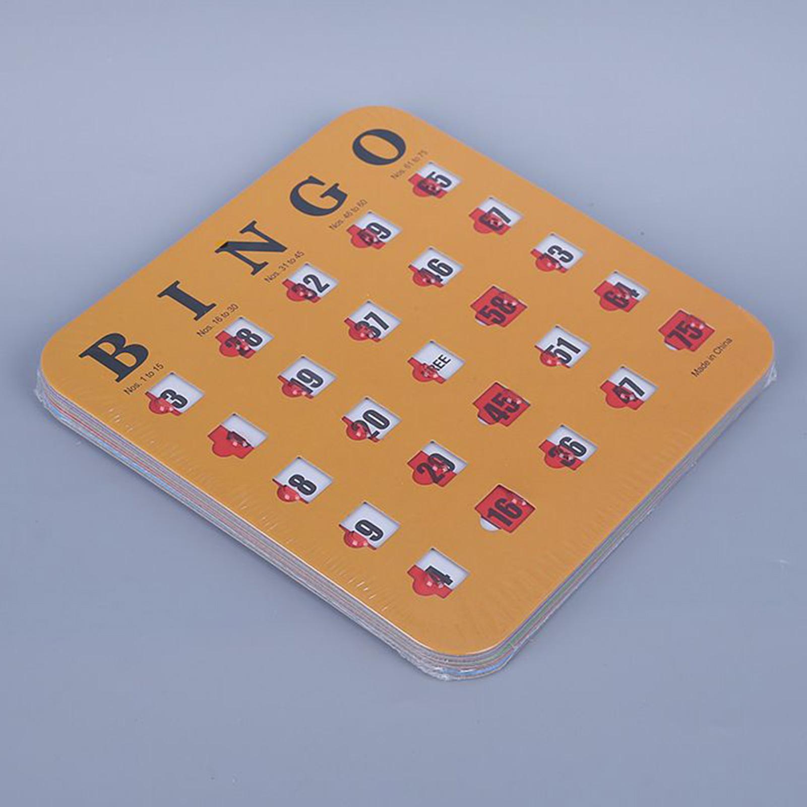 5 adet Sürgülü Bingo Oyun Kart - Party Games Board Game incelemesi ve fiyatı