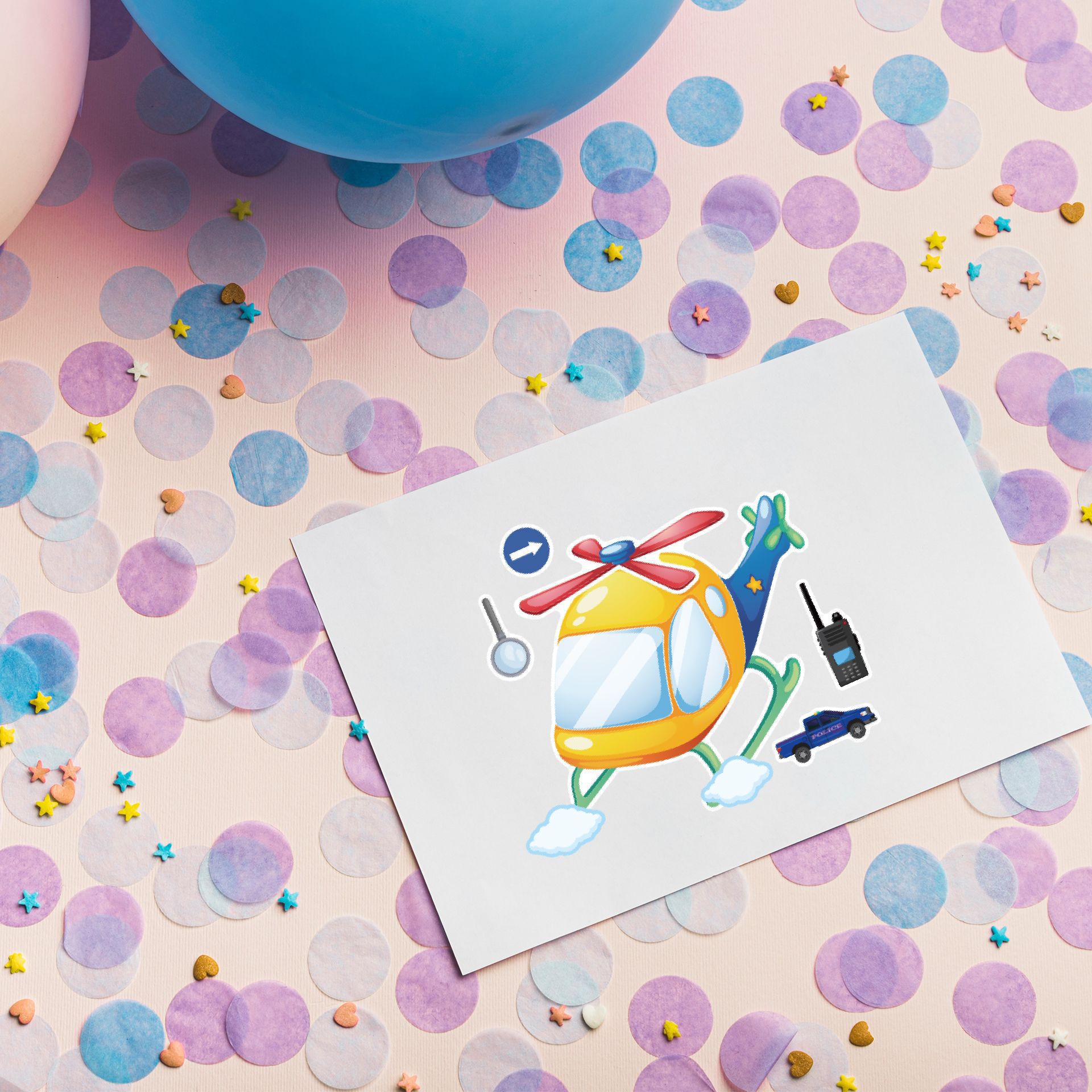 16 Sayfa Karikatür Meslek Poli - Party Games Baby Shower incelemesi ve fiyatı