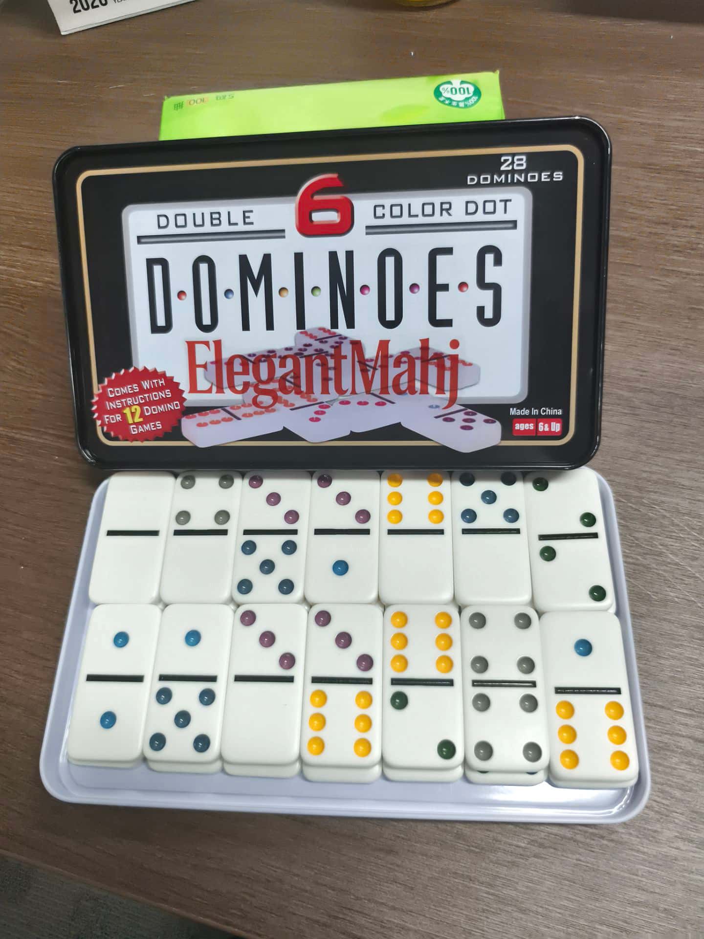ElegantMahj Çift Altılı Domino - Party Games Board Game incelemesi ve fiyatı