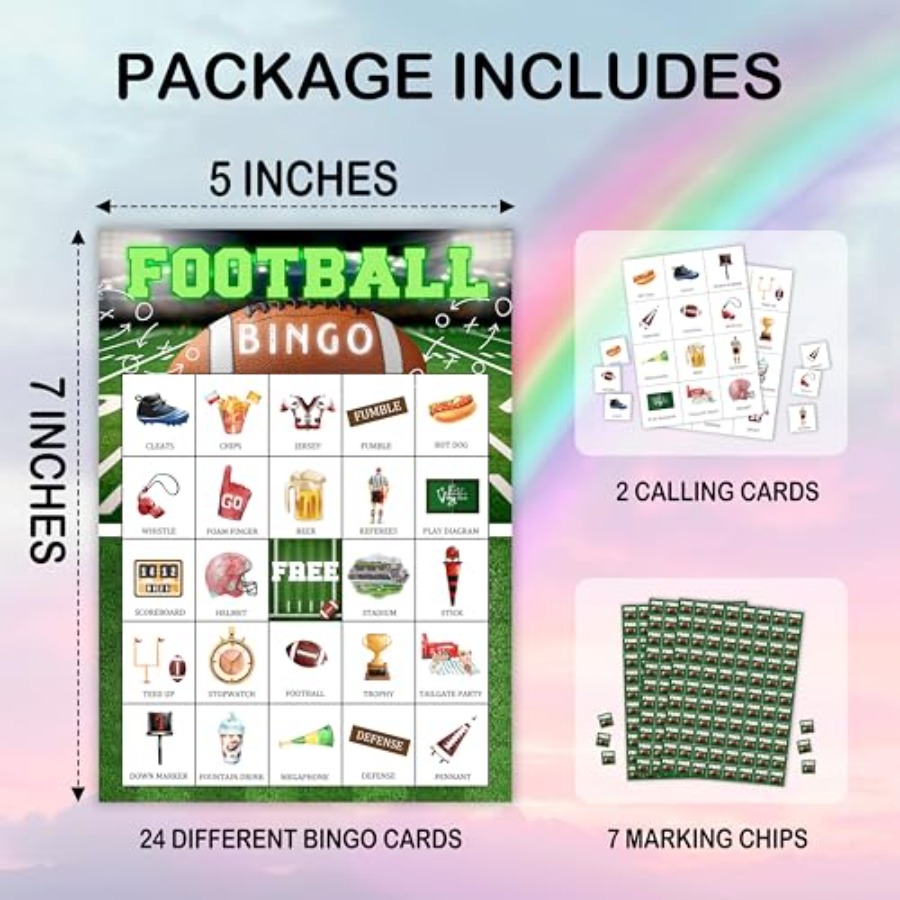 Futbol Partisi Bingo Oyun Kart - Party Games For Large Groups incelemesi ve fiyatı
