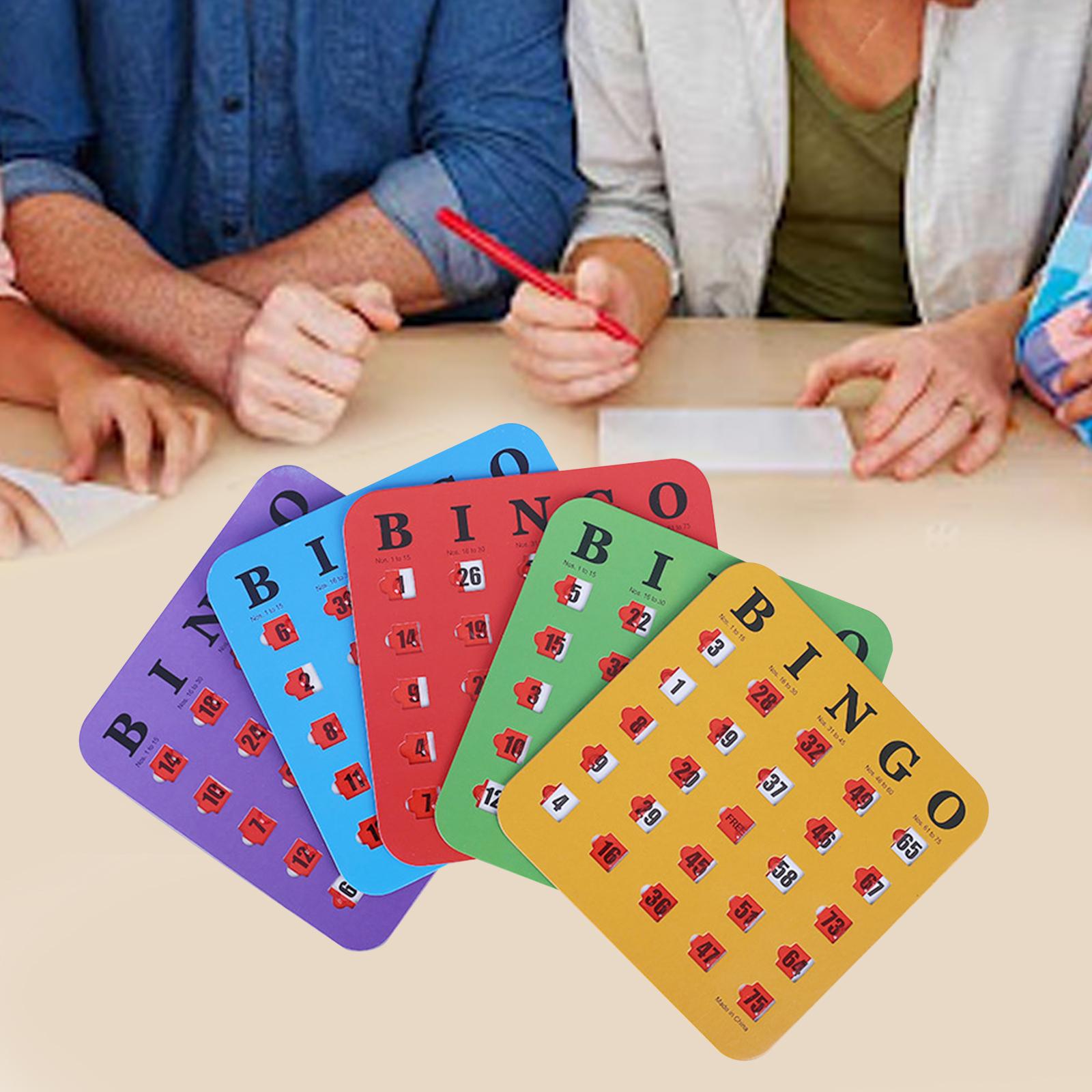 5 Parça Büyük Baskı Bingo Kart - Party Games For Large Groups incelemesi ve fiyatı